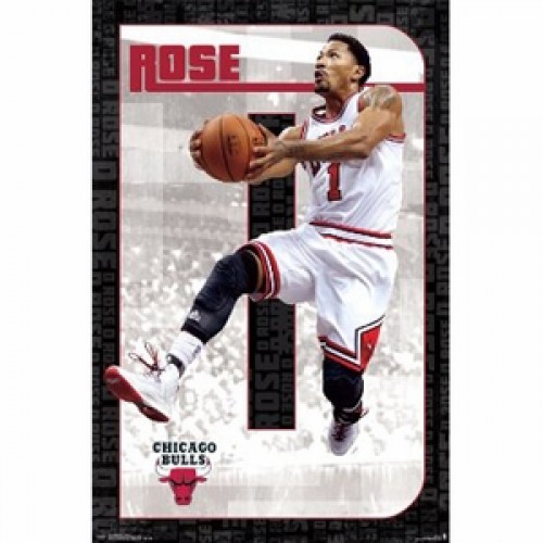 Chicago Bulls - Derrick Rose - Poster