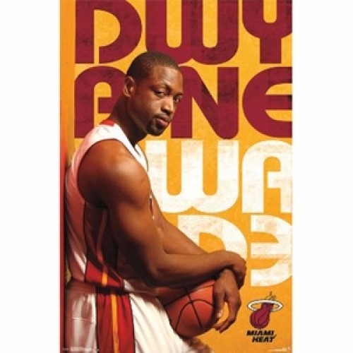 Miami Heat - Dwayne Wade - Poster