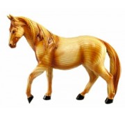 Wood-like Carved Horse
