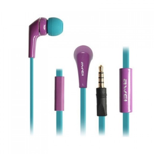 Awei ES-Q7i Fashion Colorful Earphone Brand Headset 