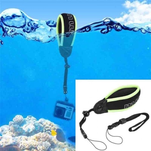Waterproof Camera Floating Wrist Strap with Adjustable Wristband Black
