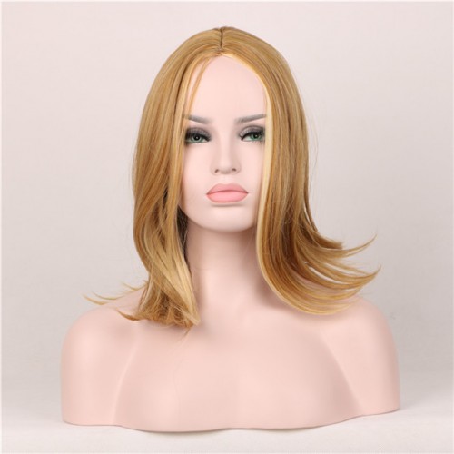 45cm medium blonde wig