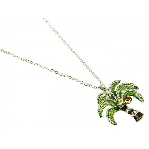 PALM TREE LINK NECKLACE