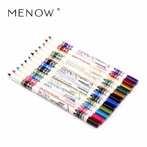 Menow Brand 12 Colors/Set Eyeliner Lip Pencil Waterproof