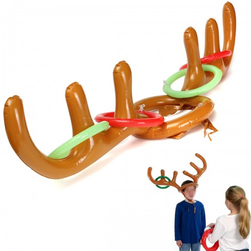 Children Kids Inflatable Santa Funny Reindeer