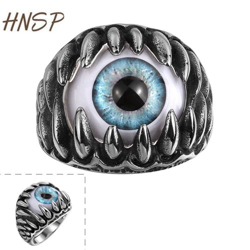 HNSP High Quality Zinc Alloy Punk style Male Rings