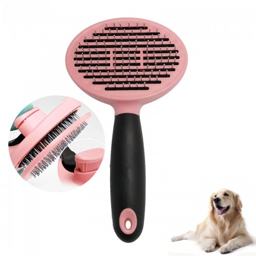 Newest Pet Puppy Dog Cat Hair Fur Shedding Trimmer Stainless Pin Comb Grooming Brush Tool